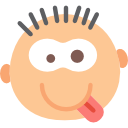 ➁